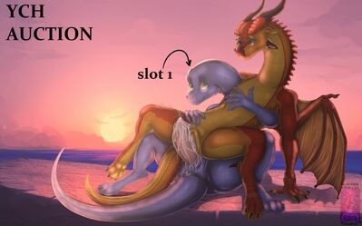 Sunset With Peril (Wings_of_Fire)
art by radioactive_froxi
Keywords: wings_of_fire;skywing;peril;dragon;dragoness;male;female;feral;M/F;penis;vagina;reverse_cowgirl;suggestive;spooge;radioactive_froxi