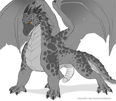 Ragnir
art by spelunker_sal
Keywords: dragon;feral;male;solo;penis;spelunker_sal