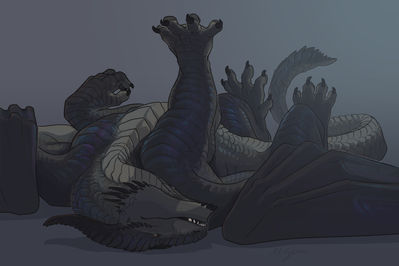 Sleepy Tarkustralszar
art by ragnorena
Keywords: dragon;male;feral;solo;non-adult;ragnorena