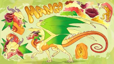 Mango Reference (Wings_of_Fire)
art by rain-nymph
Keywords: wings_of_fire;rainwing;dragoness;female;feral;solo;vagina;closeup;reference;rain-nymph