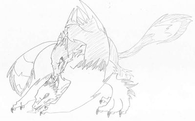 Raptor Sex
unknown artist
Keywords: dinosaur;theropod;raptor;dragon;wyvern;male;female;feral;anthro;M/F;from_behind