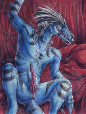 Raptor Sheets
art by syntarsis
Keywords: dinosaur;theropod;raptor;deinonychus;male;anthro;solo;penis;syntarsis