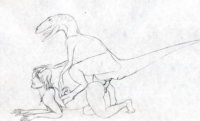 Raptor Anal
unknown artist
Keywords: beast;dinosaur;theropod;raptor;feral;human;man;male;M/M;penis;from_behind;anal;spooge