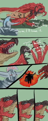 Rathalos Card Crusher
unknown artist
Keywords: comic;videogame;monster_hunter;dragon;wyvern;rathalos;male;feral;human;knight;anthro;meme;non-adult
