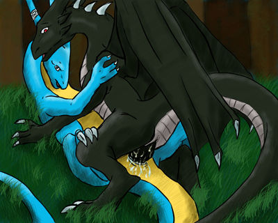 Raven and Amy
art by sil'thaera
Keywords: dragon;dragoness;male;female;feral;M/F;missionary;penis;vaginal_penetration;spooge;sil-thaera