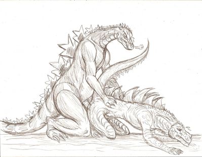 Godzilla Mating
art by ravenfire5
Keywords: godzilla;zilla;gojira;male;female;feral;M/F;penis;from_behind;spooge;ravenfire5