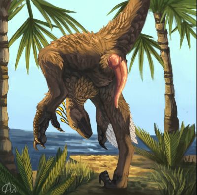 Raptor
art by ravuki
Keywords: dinosaur;theropod;raptor;male;feral;solo;penis;presenting;ravuki