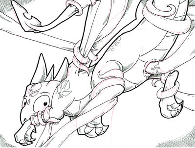 Cynder vs Tentacles
art by razzek
Keywords: videogame;spyro_the_dragon;cynder;dragoness;female;anthro;solo;tentacles;bondage;vaginal_penetration;spooge;razzek