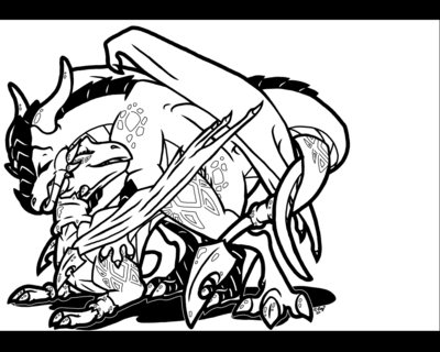 Xero and Cynder
art by razzek
Keywords: videogame;spyro_the_dragon;dragon;dragoness;spyro;cynder;male;female;feral;M/F;from_behind;suggestive;razzek