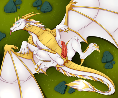 Relaxed Dragon
art by re-re
Keywords: dragon;male;feral;solo;penis;re-re