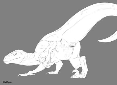 Blue
art by redraptor16
Keywords: jurassic_world;dinosaur;theropod;raptor;deinonychus;blue;female;feral;solo;cloaca;presenting;redraptor16