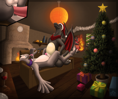 Christmas Morning
art by reezythegarchomp
Keywords: anime;pokemon;avian;bird;dragon;lugia;charizard;male;anthro;M/M;penis;missionary;anal;closeup;holiday;reezythegarchomp