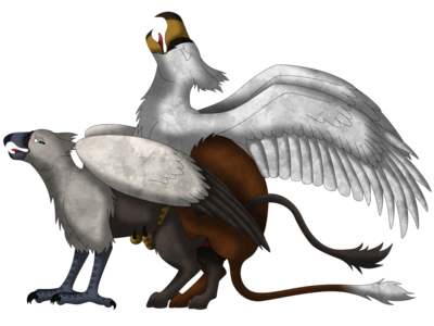 Gryphons Mating
art by reinderworld
Keywords: gryphon;male;female;feral;M/F;penis;from_behind;suggestive;reinderworld