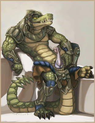 Renekton Erect
art by suzu4649
Keywords: videogame;league_of_lengends;crocodilian;crocodile;renekton;male;anthro;solo;penis;suzu4649