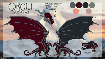 Qrow Skywing (Wings_of_Fire)
art by renkit
Keywords: wings_of_fire;skywing;dragon;male;feral;solo;penis;closeup;reference;renkit