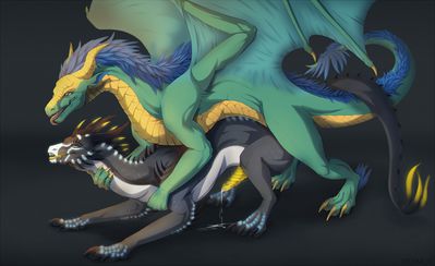 Gold-Throat and Darius
art by reymur
Keywords: dragon;male;feral;M/M;penis;from_behind;anal;spooge;reymur