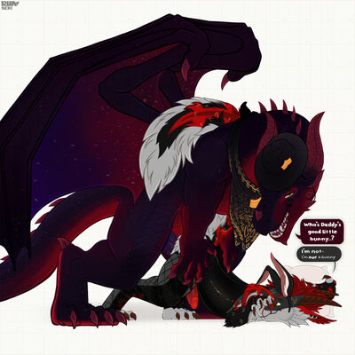Zander and Felix 1 (Wings_of_Fire)
art by RhaelRasputin
Keywords: wings_of_fire;nightwing;furry;dragon;male;feral;M/M;penis;from_behind;anal;RhaelRasputin
