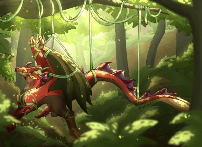 Eon in Trouble (Wings_of_Fire)
art by rin-chi
Keywords: wings_of_fire;skywing;leafwing;hybrid;dragoness;male;feral;solo;penis;bondage;rin-chi