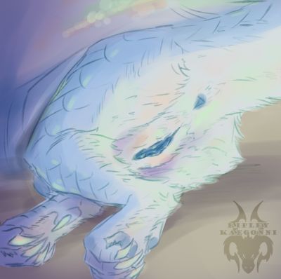 Opal Closeup (Wings_of_Fire)
art by ripley_kaegonni
Keywords: wings_of_fire;icewing;dragoness;female;feral;solo;vagina;closeup;ripley_kaegonni