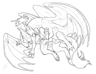 Can You Feel The Love
art by rollwulf
Keywords: dragon;dragoness;male;female;feral;M/F;penis;vagina;spoons;suggestive;spooge;rollwulf