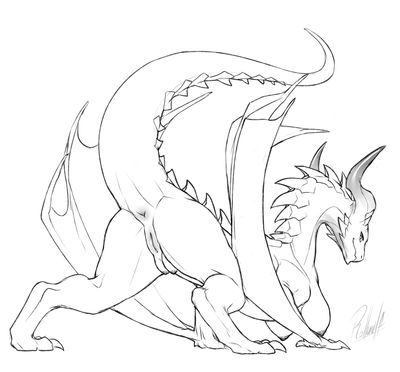 Anthro Wyvern
art by rollwulf
Keywords: dragoness;wyvern;female;anthro;breasts;solo;vagina;presenting;rollwulf