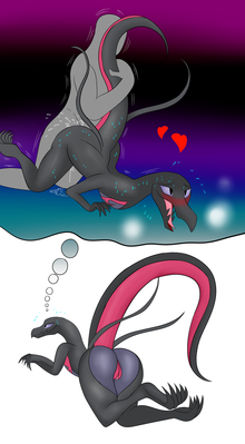 Training Salazzle
art by rorrek
Keywords: beast;anime;pokemon;salazzle;female;anthro;human;man;male;M/F;solo;vagina;from_behind;suggestive;spooge;rorrek