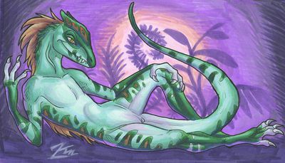 Anthro Dilophosaurus
art by rubinredpanda
Keywords: dinosaur;theropod;dilophosaurus;female;anthro;solo;rubinredpanda