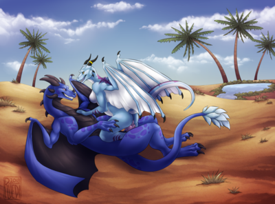 Catching a Break
art by ruedi
Keywords: dragon;male;feral;dragoness;female;anthro;breasts;M/F;penis;cowgirl;vaginal_penetration;ruedi