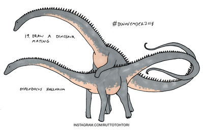 Diplodocus Mating
art by ruttis_art
Keywords: dinosaur;sauropod;diplodocus;male;female;feral;M/F;from_behind;ruttis_art