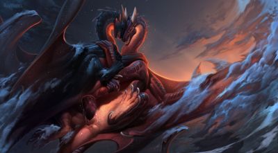 Above The Clouds 4 (Wings_of_Fire)
art by RyanneileN
Keywords: wings_of_fire;nightwing;skywing;hybrid;dragon;male;feral;M/M;penis;cowgirl;anal;masturbation;spooge;RyanneileN