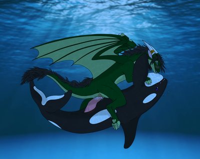 Sedy Riding An Orca
art by ryken_aaelgrin
Keywords: dragoness;furry;cetacean;orca;male;female;feral;M/F;penis;cowgirl;vaginal_penetration;spooge;ryken_aaelgrin