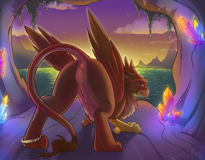 Female Gryphon
art by ryunwoofie
Keywords: gryphon;female;feral;solo;vagina;spooge;ryunwoofie