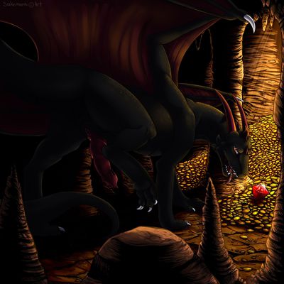 Guardian of This Treasure
art by sakemanni
Keywords: dragon;male;feral;solo;penis;hoard;sakemanni