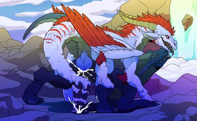 Good Times
art by samhyule
Keywords: dragon;male;feral;M/M;penis;from_behind;anal;goo;spooge;samhyule