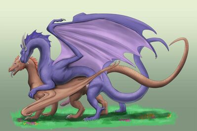 Drakes in Love
art by sassycat531
Keywords: dragon;male;feral;M/M;penis;from_behind;anal;sassycat531