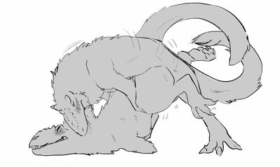 Yutyrannus Mating
art by savialio
Keywords: dinosaur;theropod;yutyrannus;male;female;feral;M/F;from_behind;suggestive;savialio