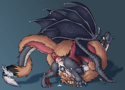 Wrap-around - cum version (Wings_of_Fire)
art by darkenstardragon
Keywords: wings_of_fire;icewing;nightwing;hybrid;eastern_dragon;dragon;male;feral;M/F;penis;from_behind;anal;oral;spooge;darkenstardragon