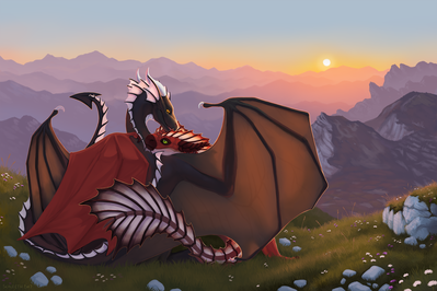 Morghus and Khyaber
art by scaleeth
Keywords: dragon;wyvern;feral;romance;non-adult;scaleeth