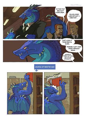 Scars From A Dark Past
art by kogotsuchidark (KoDa)
Keywords: comic;dragon;human;man;male;anthro;solo;humor;non-adult;kogotsuchidark;KoDa