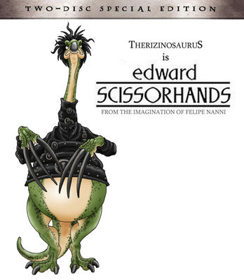 Scissorhands
art by felipenn
Keywords: dinosaur;theropod;therizinosaurus;anthro;solo;humor;non-adult;felipenn