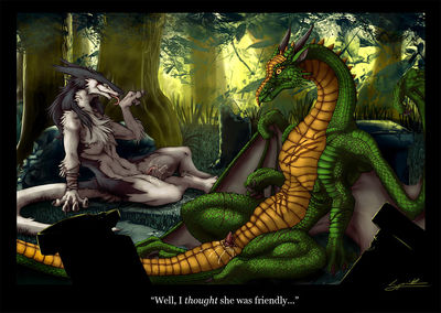 Sergal and Dragon
art by syrinoth
Keywords: dragon;sergal;male;female;feral;M/F;penis;spooge;syrinoth