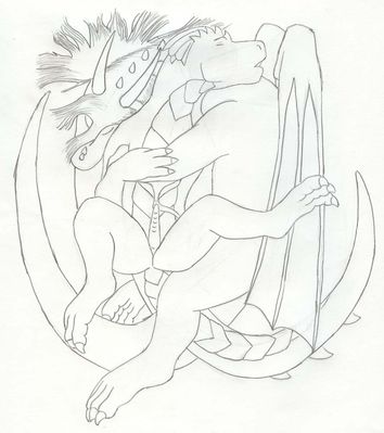 Scythe Sketch
art by rex
Keywords: dragon;male;feral;M/M;penis;suggestive;spooge;rex
