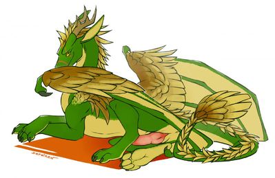 Green Dragon
art by sefeiren
Keywords: dragon;male;feral;solo;penis;sefeiren