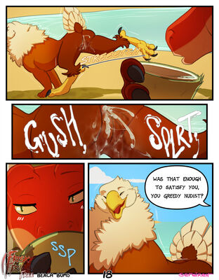 Beach Bums, page 18
art by sefeiren
Keywords: comic;dragon;gryphon;thistle;kindle;male;female;feral;M/F;solo;vagina;anal;spooge;closeup;frisky-ferals;sefeiren