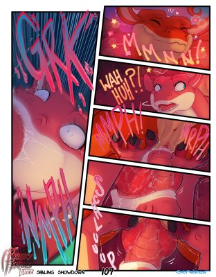 Sibling Showdown, page 107
art by sefeiren
Keywords: comic;dragon;dragoness;kindle;lilith;lily;male;female;feral;M/F;threeway;penis;from_behind;vaginal_penetration;oral;closeup;spooge;frisky-ferals;sefeiren