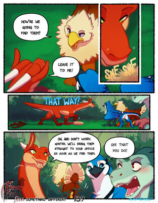 Something Different, page 139
art by sefeiren
Keywords: comic;dragon;dinosaur;theropod;raptor;gryphon;thistle;kindle;male;female;feral;solo;non-adult;frisky-ferals;sefeiren