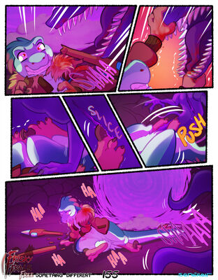 Something Different, page 155
art by sefeiren
Keywords: comic;dinosaur;theropod;raptor;monster;male;feral;solo;non-adult;frisky-ferals;sefeiren