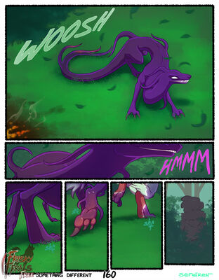 Something Different, page 160
art by sefeiren
Keywords: comic;monster;male;feral;solo;transformation;non-adult;frisky-ferals;sefeiren