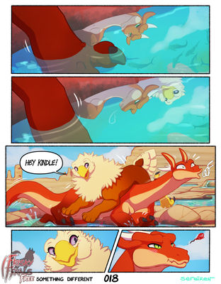 Something Different, page 18
art by sefeiren
Keywords: comic;dragon;gryphon;kindle;thistle;male;female;feral;M/F;non-adult;humor;frisky-ferals;sefeiren