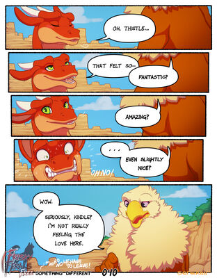 Something Different, page 40
art by sefeiren

Keywords: comic;thistle;kindle;dragon;gryphon;male;female;feral;M/F;cowgirl;humor;frisky-ferals;sefeiren